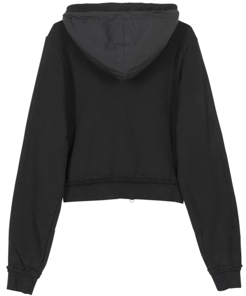 FLAREUP(フレアアップ)の「Layered Zip Hoodie (FL-150_Black)(パーカー・レディース・ブラック・1/2)」の19枚目の写真