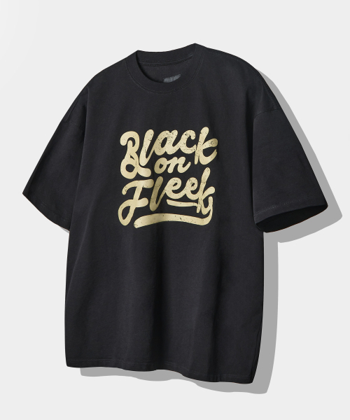 DIMITRI BLACK(ディミトリブラック)の「BOF グラフィック ウォッシュド 半袖Tシャツ_ブラック(Tシャツ/カットソー・レディース・その他・MEDIUM/LARGE)」の1枚目の写真