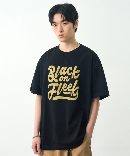 DIMITRI BLACK(ディミトリブラック)の「BOF グラフィック ウォッシュド 半袖Tシャツ_ブラック(Tシャツ/カットソー・レディース・その他・MEDIUM/LARGE)」の4枚目の写真
