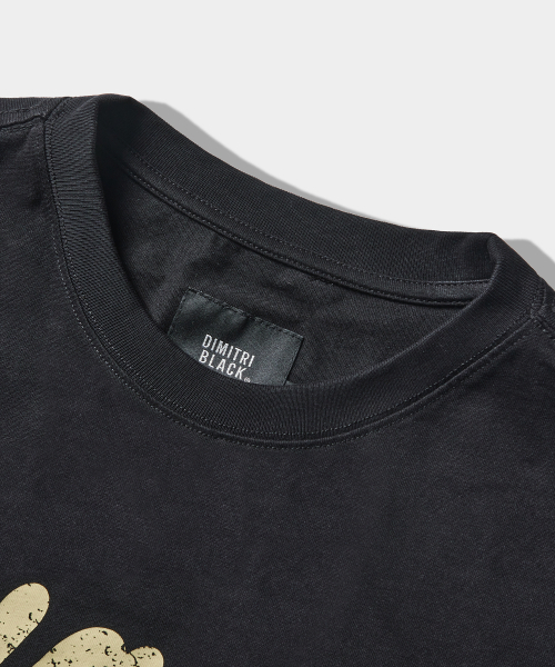 DIMITRI BLACK(ディミトリブラック)の「BOF グラフィック ウォッシュド 半袖Tシャツ_ブラック(Tシャツ/カットソー・レディース・その他・MEDIUM/LARGE)」の5枚目の写真