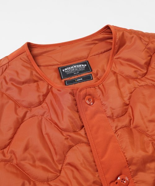 FRIZMWORKS(フリズムワークス)の「M1965 FIELD LINER JACKET 005 _ ORANGE(ダウンジャケット/コート・レディース・その他・LARGE/SMALL/MEDIUM/X-LARGE)」の10枚目の写真