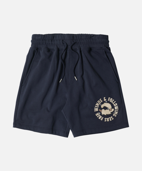 FRIZMWORKS(フリズムワークス)の「PLATYPUS SWEAT HALF PANTS _ NAVY(その他パンツ・メンズ・その他・MEDIUM/LARGE/X-LARGE)」の1枚目の写真