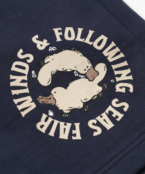 FRIZMWORKS(フリズムワークス)の「PLATYPUS SWEAT HALF PANTS _ NAVY(その他パンツ・メンズ・その他・MEDIUM/LARGE/X-LARGE)」の6枚目の写真