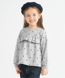 apres les cours | 【WEB限定】フレアフリルトレーナー_ジュニア対応(スウェット)