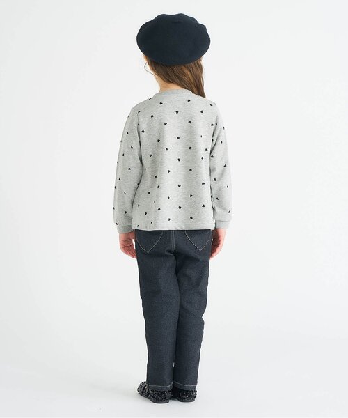 apres les cours（アプレレクール）の「【WEB限定】フレアフリルトレーナー_ジュニア対応（スウェット・キッズ・イエロー/ライトグレー/ローズ/アイボリー/ブラック・80/90/100/120/130/140/110）」の17枚目の写真