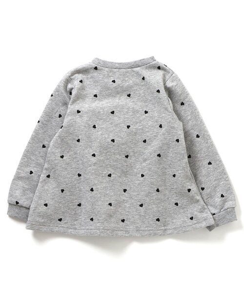 apres les cours（アプレレクール）の「【WEB限定】フレアフリルトレーナー_ジュニア対応（スウェット・キッズ・イエロー/ライトグレー/ローズ/アイボリー/ブラック・80/90/100/120/130/140/110）」の9枚目の写真