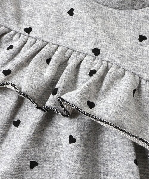 apres les cours（アプレレクール）の「【WEB限定】フレアフリルトレーナー_ジュニア対応（スウェット・キッズ・イエロー/ライトグレー/ローズ/アイボリー/ブラック・80/90/100/120/130/140/110）」の11枚目の写真