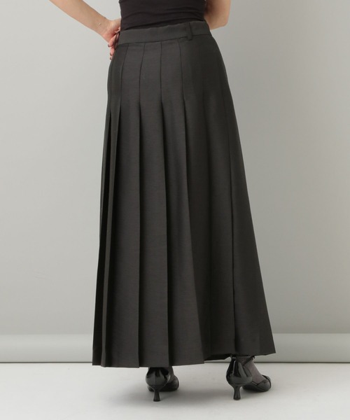 A part by（アパートバイ）の「シルクウールライクプリーツスカート（スカート・レディース・アイボリー/ブラック・SMALL/MEDIUM）」の14枚目の写真