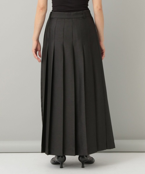 A part by（アパートバイ）の「シルクウールライクプリーツスカート（スカート・レディース・アイボリー/ブラック・SMALL/MEDIUM）」の17枚目の写真