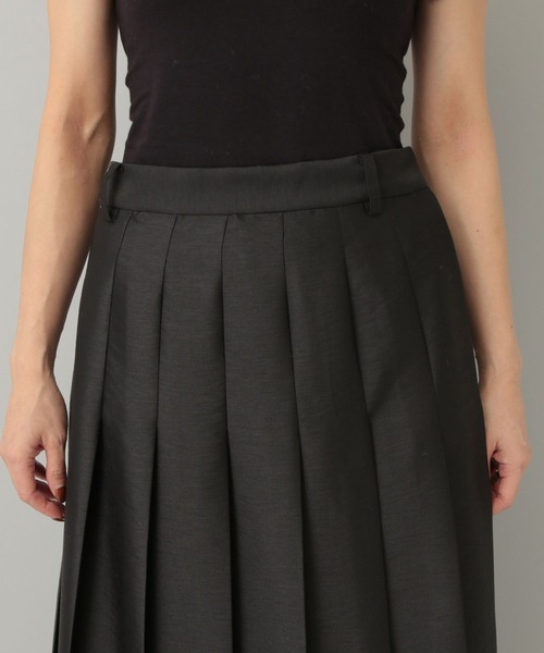 A part by（アパートバイ）の「シルクウールライクプリーツスカート（スカート・レディース・アイボリー/ブラック・SMALL/MEDIUM）」の19枚目の写真