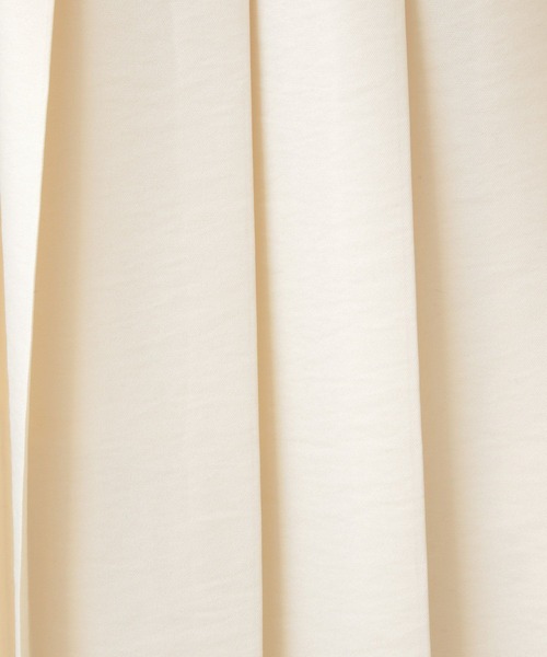 A part by（アパートバイ）の「シルクウールライクプリーツスカート（スカート・レディース・アイボリー/ブラック・SMALL/MEDIUM）」の11枚目の写真