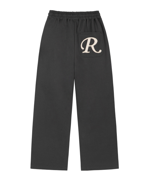 ROCKCAKE(ロックケーキ)の「アプリケ R ポケットジョガー - チャコール(スウェットパンツ・レディース・その他・SMALL/X-SMALL/XX-SMALL)」の6枚目の写真
