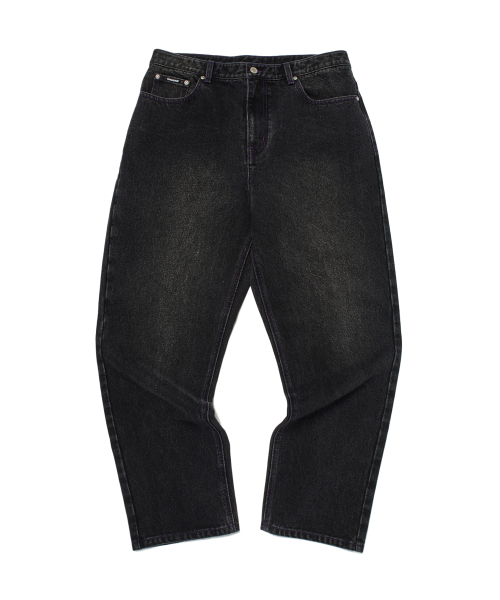 WKNDRS(ウィーキャンドース)の「COBWEB DENIM PANTS (BLACK)(デニムパンツ・レディース・その他・SMALL/MEDIUM/LARGE/X-LARGE)」の2枚目の写真