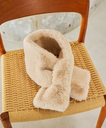 studio CLIP | フェイクファー差し込みマフラー(マフラー)