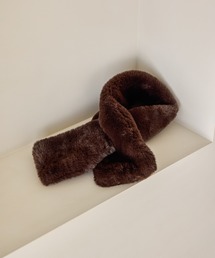 studio CLIP | フェイクファー差し込みマフラー(マフラー)