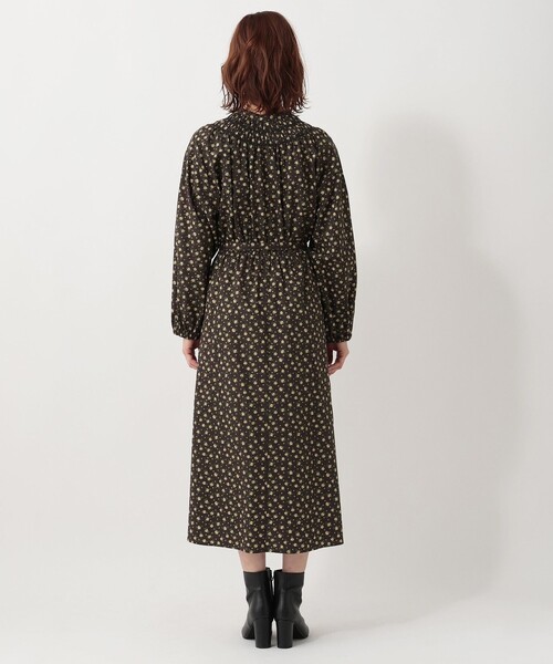 シャーリングワンピース/リバティプリント（ワンピース）｜Afternoon