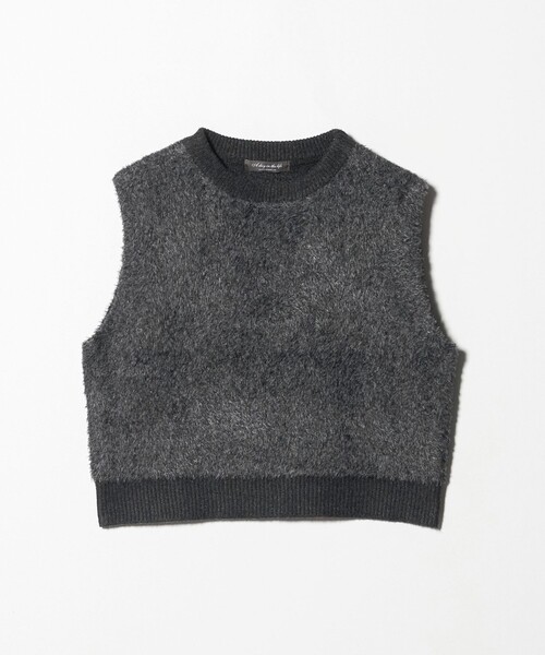 A DAY IN THE LIFE UNITED ARROWS（アデイインザライフユナイテッドアローズ）の「メランジ フェザーベスト＋リブワンピース  ‐ウォッシャブル‐＜A DAY IN THE LIFE＞（ワンピース・レディース・ライトグレー/ダークグレー/ベージュ・FREE）」の7枚目の写真