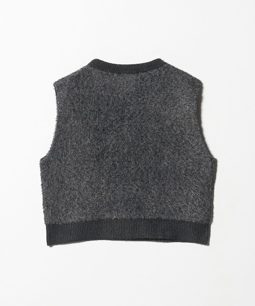 A DAY IN THE LIFE UNITED ARROWS（アデイインザライフユナイテッドアローズ）の「メランジ フェザーベスト＋リブワンピース  ‐ウォッシャブル‐＜A DAY IN THE LIFE＞（ワンピース・レディース・ライトグレー/ダークグレー/ベージュ・FREE）」の8枚目の写真