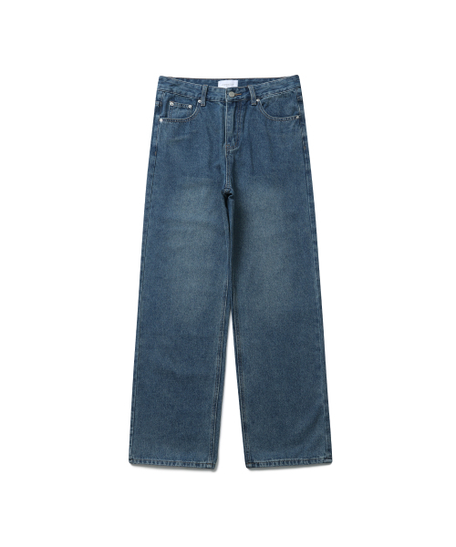 CONNECT KINLOCH(コネクトキンロック)の「ルーズストレートデニムパンツ(ブルー)(デニムパンツ・メンズ・その他・XX-LARGE/LARGE/MEDIUM/SMALL/X-LARGE)」の1枚目の写真
