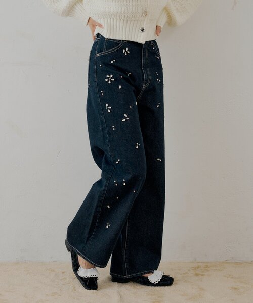 Chico（チコ）の「【SALON by Chico】フリルデザインリボンバレエシューズ（パンプス・レディース・ブラウン系その他2/ブラック/ブラック系その他2・LARGE/SMALL/MEDIUM）」の12枚目の写真