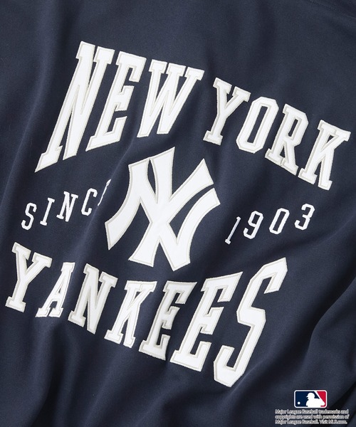 MLB(メジャーリーグベースボール)の「【MLB/メジャーリーグベースボール】裏起毛 バックロゴ フーディー プルオーバーパーカー(パーカー・メンズ・杢グレー/ブラウン/ネイビー・MEDIUM/LARGE/X-LARGE)」の14枚目の写真