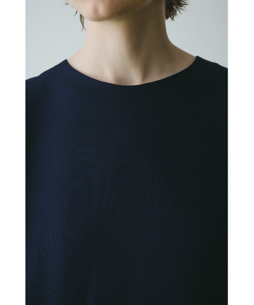 値下げ！HeRIN.CYE，ヘリンドットサイ　２ウェイ　オールインワン ネイビー Many tuck all in one メニータックオールインワン（つなぎ