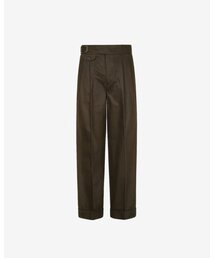 20s Cotton Side Trousers (Brown)