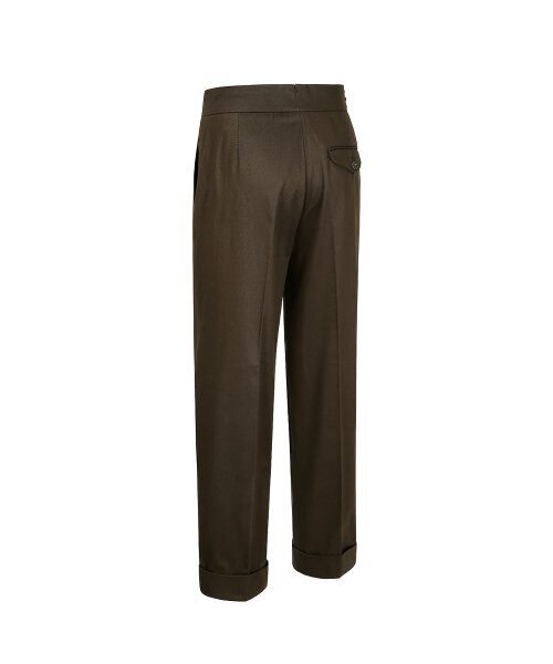 sortie（ソルティ）の「20s Cotton Side Trousers (Brown)（その他パンツ・メンズ・その他・LARGE/MEDIUM/SMALL/X-LARGE）」の4枚目の写真