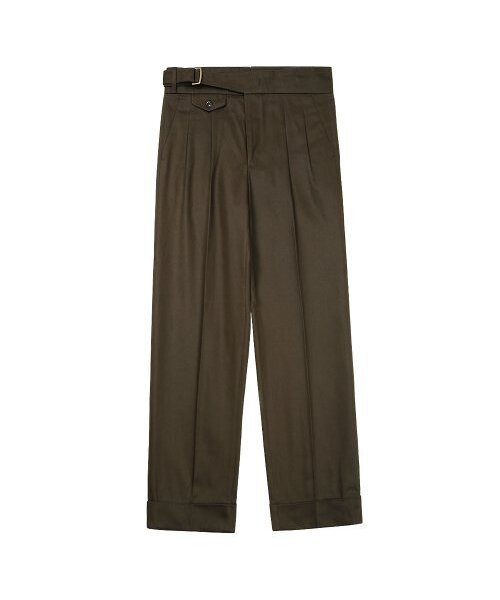 sortie（ソルティ）の「20s Cotton Side Trousers (Brown)（その他パンツ・メンズ・その他・LARGE/MEDIUM/SMALL/X-LARGE）」の5枚目の写真