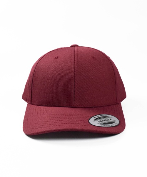 FLEXFIT（フレックスフィット）の「【PH3】【FLEXFIT/フレックスフィット】Yupoong Premium Curved Visor Snapback 6789M（キャップ・メンズ・ヘザーグレー/マルーン・FREE）」の20枚目の写真