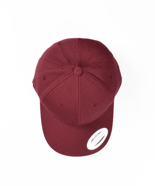 FLEXFIT（フレックスフィット）の「【PH3】【FLEXFIT/フレックスフィット】Yupoong Premium Curved Visor Snapback 6789M（キャップ・メンズ・ヘザーグレー/マルーン・FREE）」の21枚目の写真