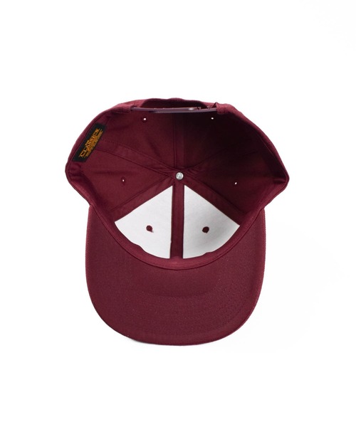 FLEXFIT（フレックスフィット）の「【PH3】【FLEXFIT/フレックスフィット】Yupoong Premium Curved Visor Snapback 6789M（キャップ・メンズ・ヘザーグレー/マルーン・FREE）」の15枚目の写真