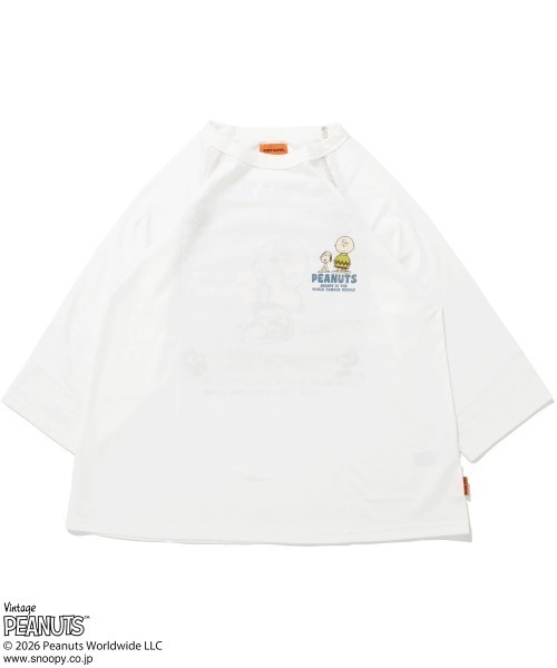 KRIFF MAYER Lady's Collection(クリフメイヤーレディースコレクション)の「【速乾・抗ピリング】スヌーピー刺繍チュニックT(Tシャツ/カットソー・レディース・オフホワイト/ブラック/オリーブ/サックスブルー/カラフル・MEDIUM/LARGE)」の10枚目の写真