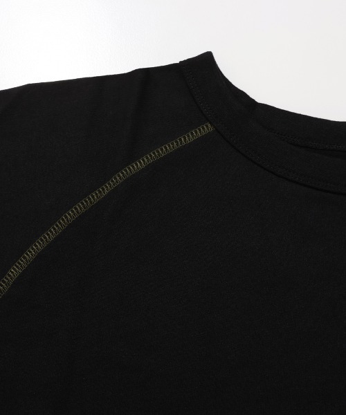 KRIFF MAYER Lady's Collection(クリフメイヤーレディースコレクション)の「【速乾・抗ピリング】スヌーピー刺繍チュニックT(Tシャツ/カットソー・レディース・オフホワイト/ブラック/オリーブ/サックスブルー/カラフル・MEDIUM/LARGE)」の18枚目の写真