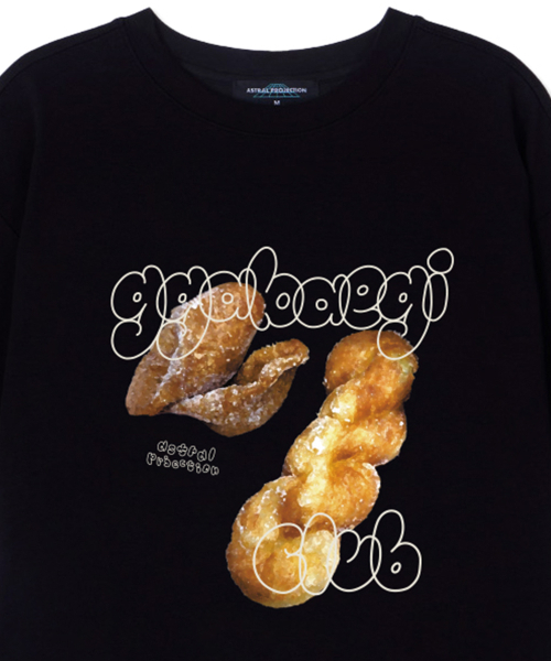 ASTRAL PROJECTION(アストラルプロジェクション)の「チャプサルクァベギスピマコットンラウンドネック半袖Tシャツ_ブラック(Tシャツ/カットソー・メンズ・その他・MEDIUM/LARGE/X-LARGE)」の2枚目の写真