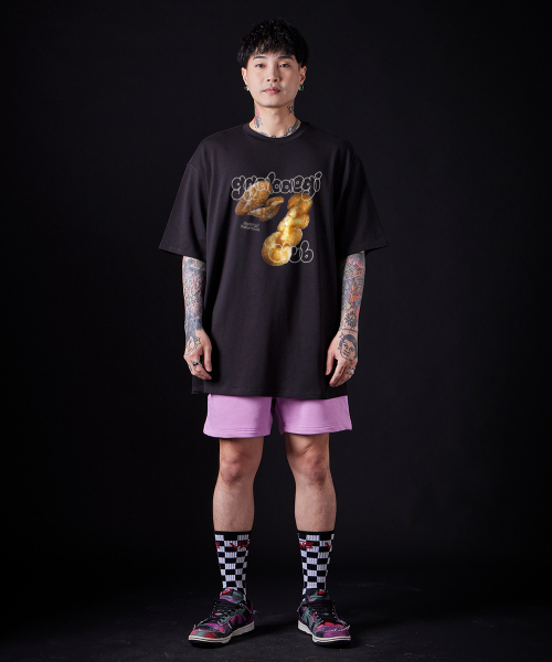 ASTRAL PROJECTION(アストラルプロジェクション)の「チャプサルクァベギスピマコットンラウンドネック半袖Tシャツ_ブラック(Tシャツ/カットソー・メンズ・その他・MEDIUM/LARGE/X-LARGE)」の3枚目の写真