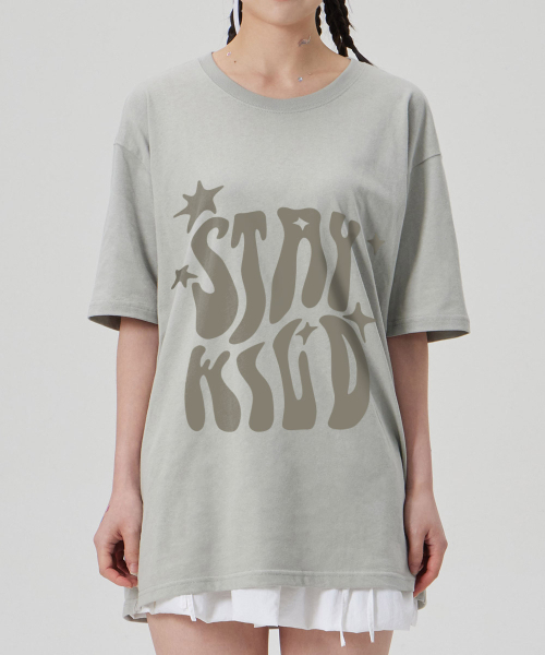 ASTRAL PROJECTION（アストラルプロジェクション）の「[ステイワイルド]コットンルーズフィット半袖Tシャツ_ダスティミント（Tシャツ/カットソー・メンズ・その他・LARGE/MEDIUM/X-LARGE/XX-LARGE）」の3枚目の写真
