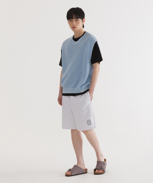 COVERNAT(カバーナット)の「レギュラーCロゴスウェットショーツヘザーグレー(その他パンツ・レディース・その他・X-SMALL/SMALL/MEDIUM/LARGE/X-LARGE/XX-LARGE)」の3枚目の写真