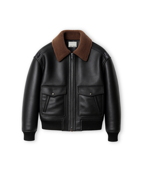 A-2 ムートンボンバージャケット [ブラウン]（ムートンコート