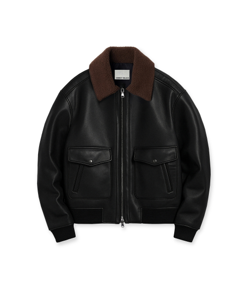 セール】A-2 ムートンボンバージャケット [ブラウン]（ムートンコート