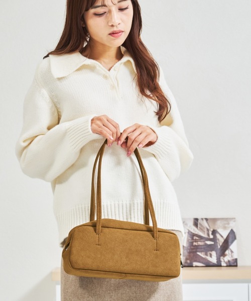 MISCH MASCH(ミッシュマッシュ)の「ZOZO限定 ふわもこポロニット(ニット/セーター・レディース・ブルー/ホワイト/イエロー・フリ-)」の19枚目の写真