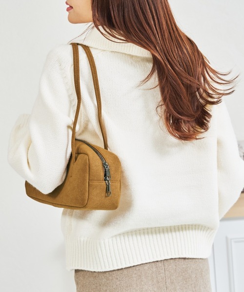 MISCH MASCH(ミッシュマッシュ)の「ZOZO限定 ふわもこポロニット(ニット/セーター・レディース・ブルー/ホワイト/イエロー・フリ-)」の18枚目の写真
