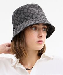 ゆみみん様☆新品未使用タグ付き☆COACH バケットハット ブラウン キャンバス 公式】COACH – コーチ | レインボー シグネチャー バケット ハット