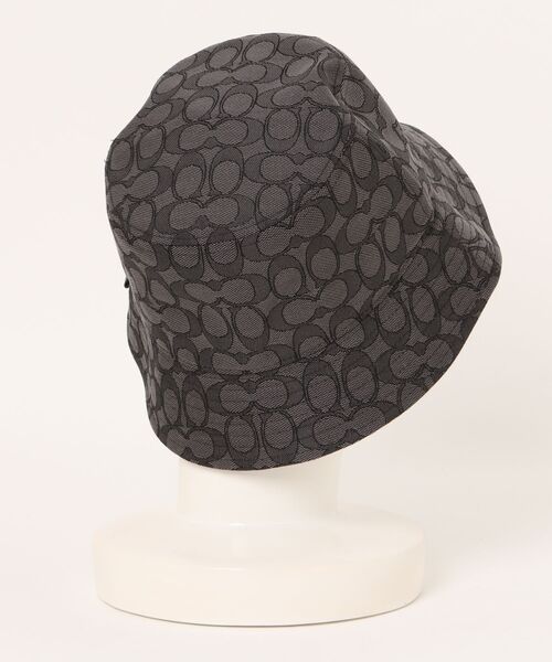 COACH（コーチ）の「シグネチャー ジャカード バケット ハット（ハット・レディース・グレー系その他・(M/L)/XS/S）」の6枚目の写真