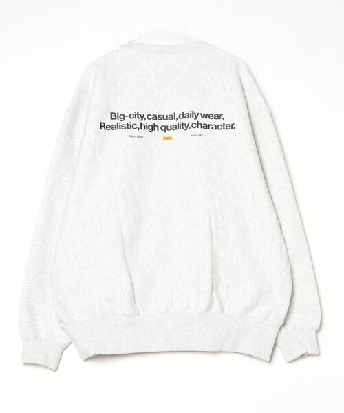 FAT（エフエイティー）の「SIGTHENTIC（スウェット・メンズ・イエロー/ライトグレー/ピンク/グリーン/ブラック・TITCH(M)/FAT(XL)/JUMBO(XXL)/SKINNY(L)）」の10枚目の写真