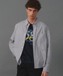 M.C UNISEX, Classic Shirt / Gray Stripe