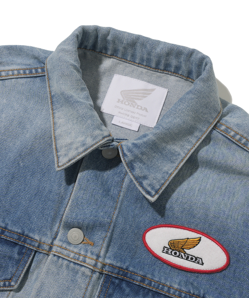 PHYPS MOTORCYCLE（フィップスモーターサイクル）の「[Archive line] Washed Denim Vest_Blue（ベスト・レディース・その他・SMALL/MEDIUM/LARGE/X-LARGE）」の4枚目の写真