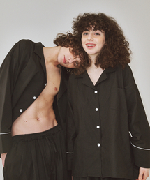 OGGITT（オキット）の「(uni)Dormitory Pipe Pajamas Black（ルームウェア/パジャマ）」