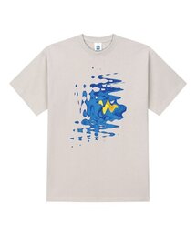RADINEO（ラディネオ）の「ウェーブフラワー半袖Tシャツベージュ（Tシャツ/カットソー）」