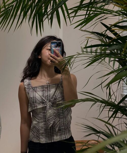 NAKED SURF CLUB（ネイキッドサーフクラブ）の「チェックリボンスリーブレス（ブラック）（Tシャツ/カットソー・レディース・その他・SMALL/MEDIUM）」の13枚目の写真
